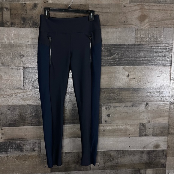 Athleta NEW Stellar Tight Pants black/blue Small - Picture 2 of 10